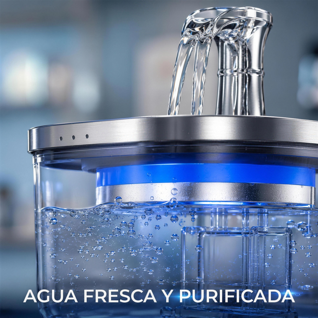 Agua fresca y purificada - detalle en alta definición